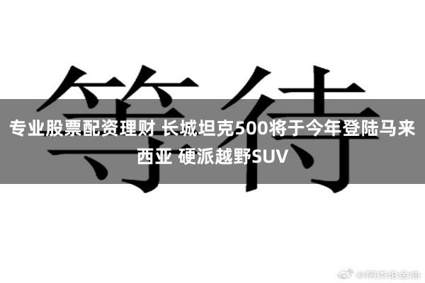 专业股票配资理财 长城坦克500将于今年登陆马来西亚 硬派越野SUV